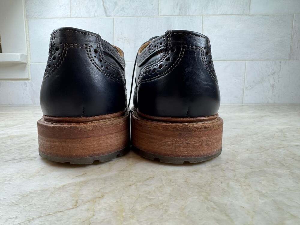 Allen Edmonds McTavish Wingtip Oxford Black Leather Men’s Shoes Size 8.5 - Picture 16 of 16